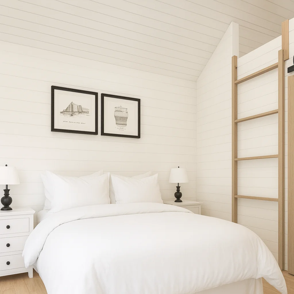 Pine Nordic White Bedroom